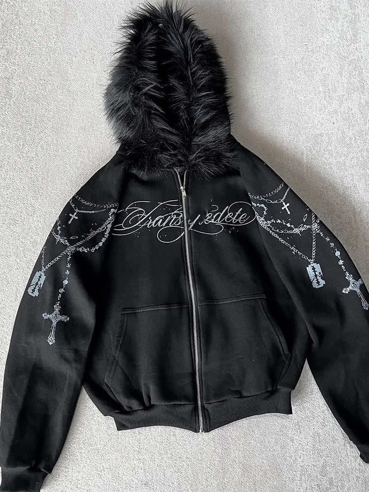 Bluza Winter Streetwear Women's Gothic
