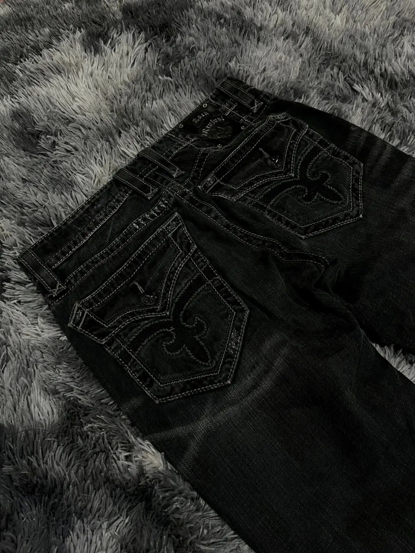 Spodnie Y2K Black Washed