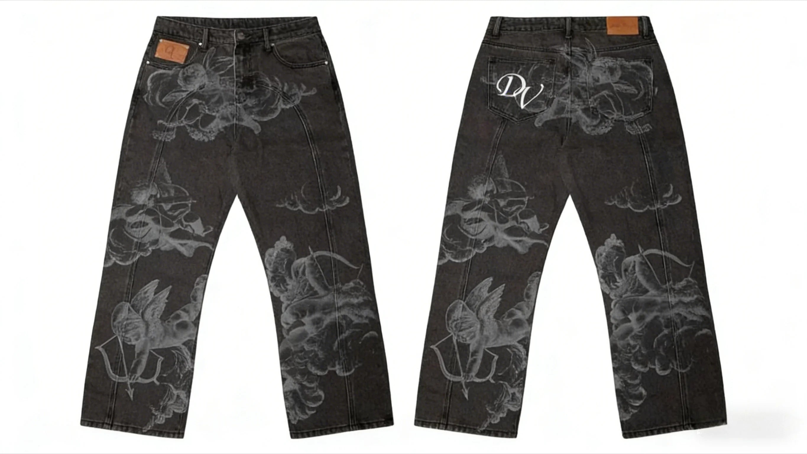 Spodnie Y2K Black Washed