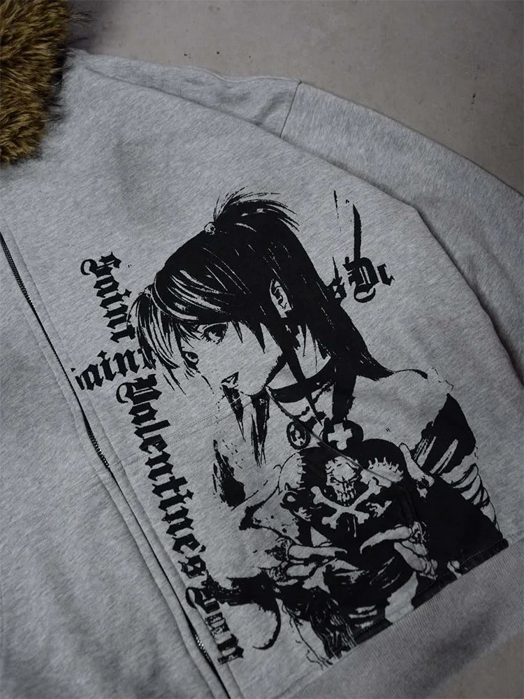 Bluza z Futrowym kapturem