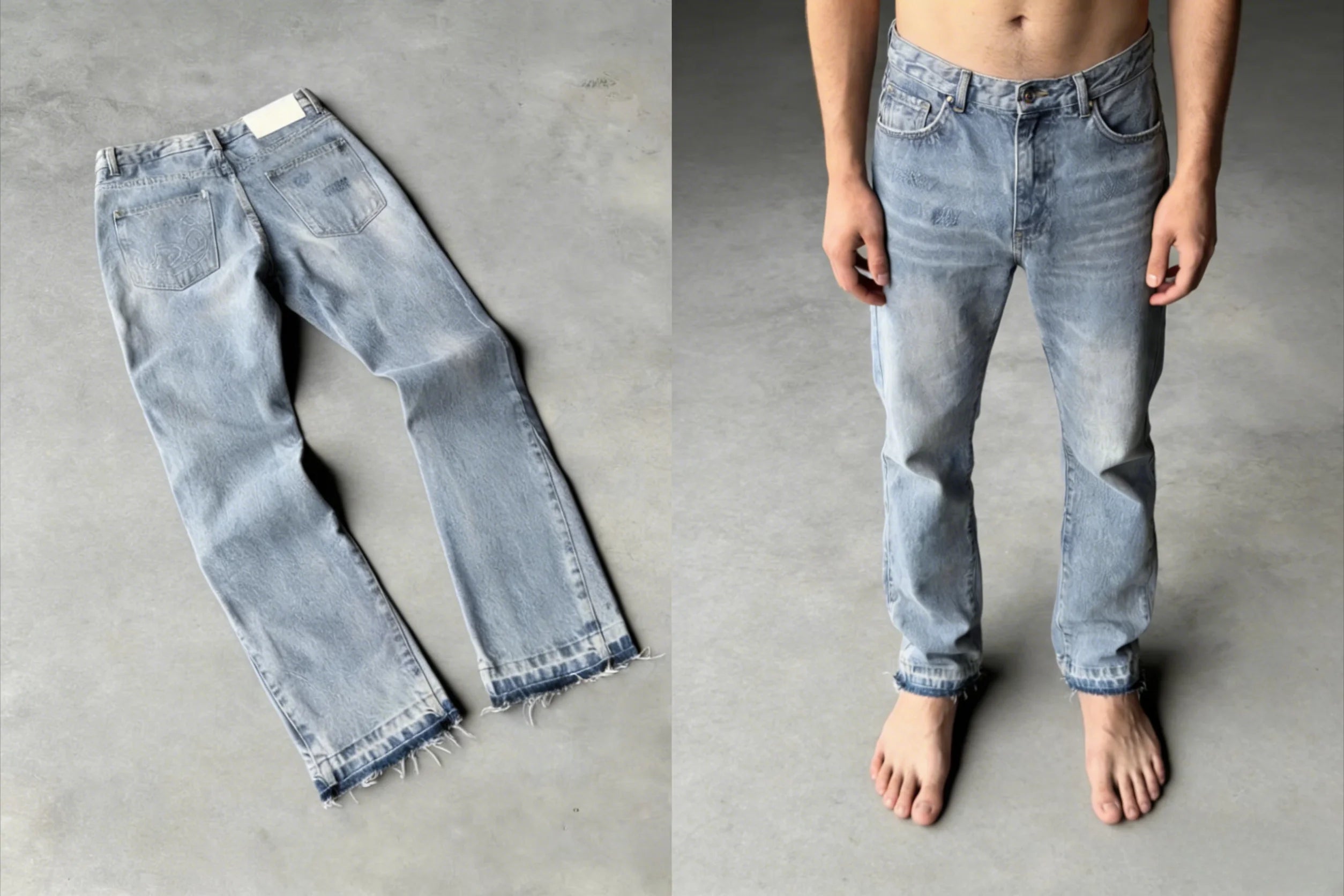 Spodnie Y2K Black Washed