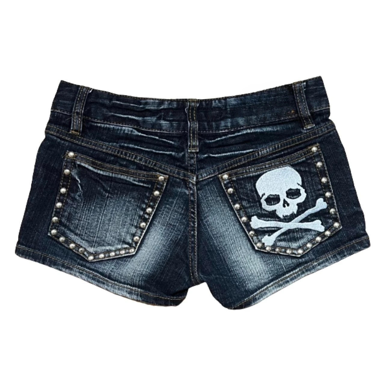 Spodenki Y2K vintage Blue Washed Shorts