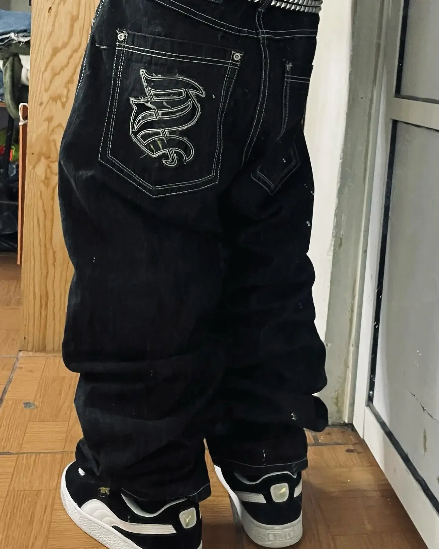 Spodnie Gothic Embroidery