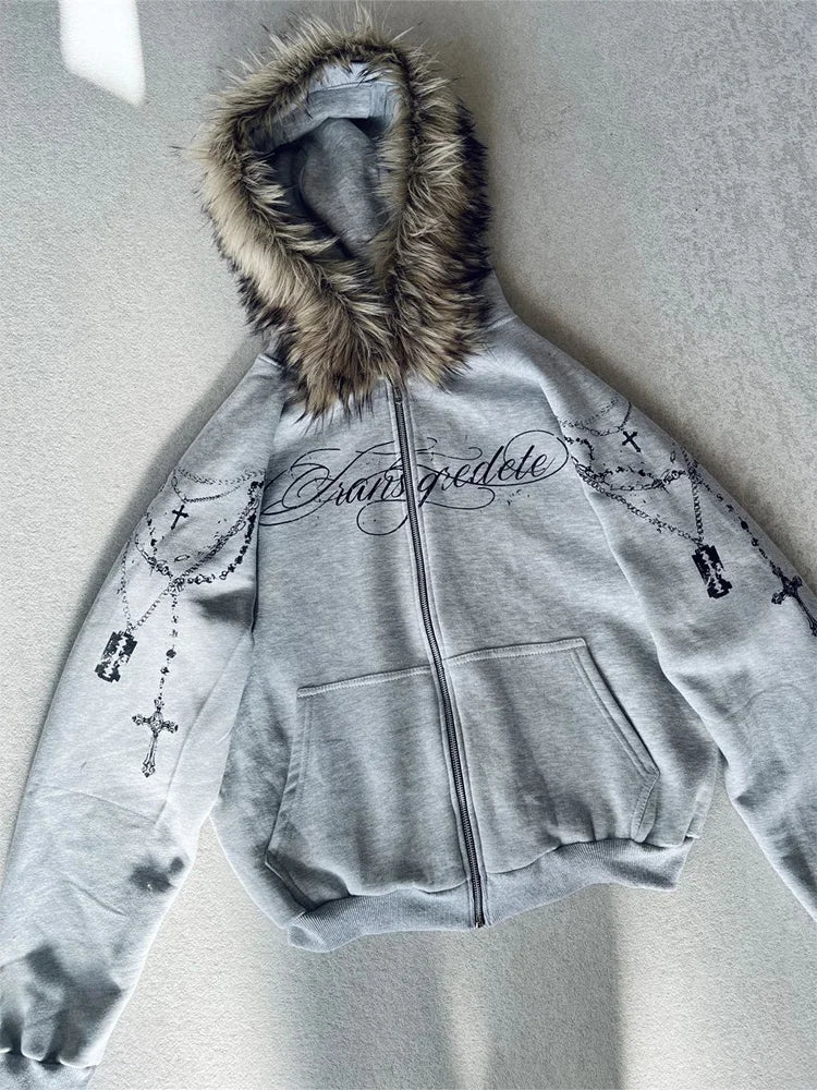 Bluza Winter Streetwear Women's Gothic