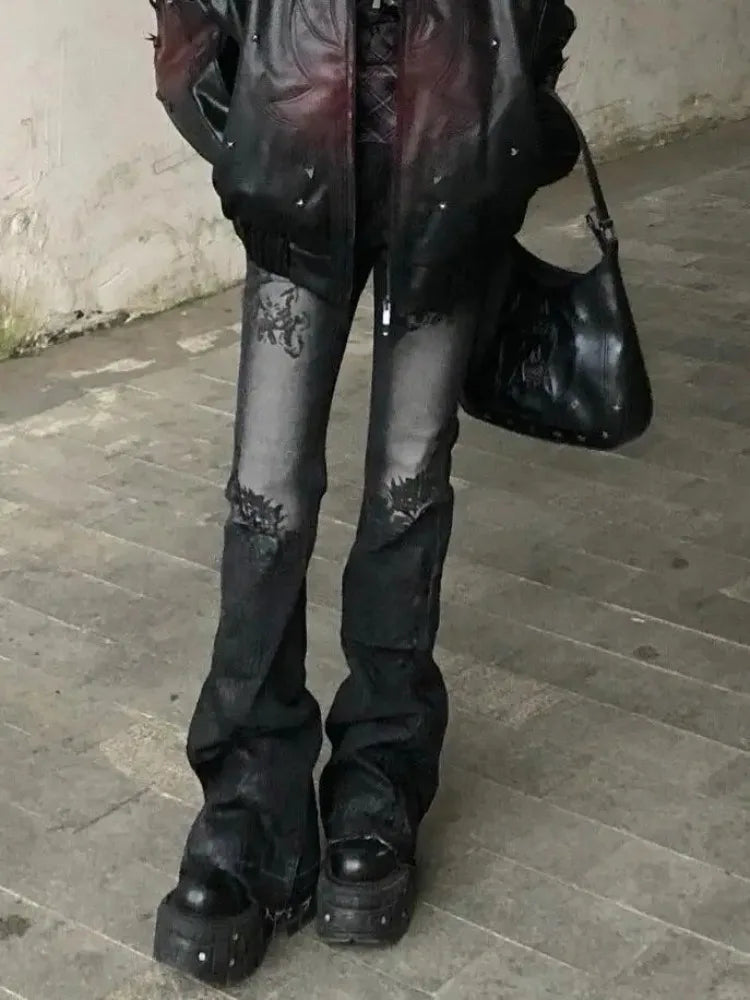 Spodnie Vintage Flora Jeans Women