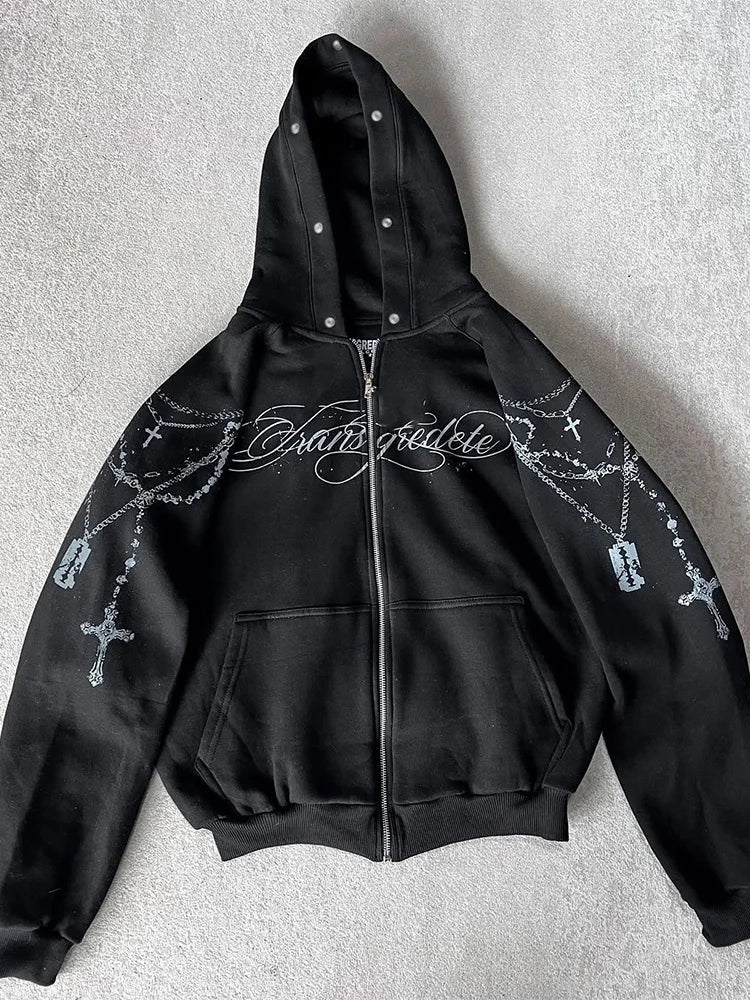 Bluza Winter Streetwear Women's Gothic