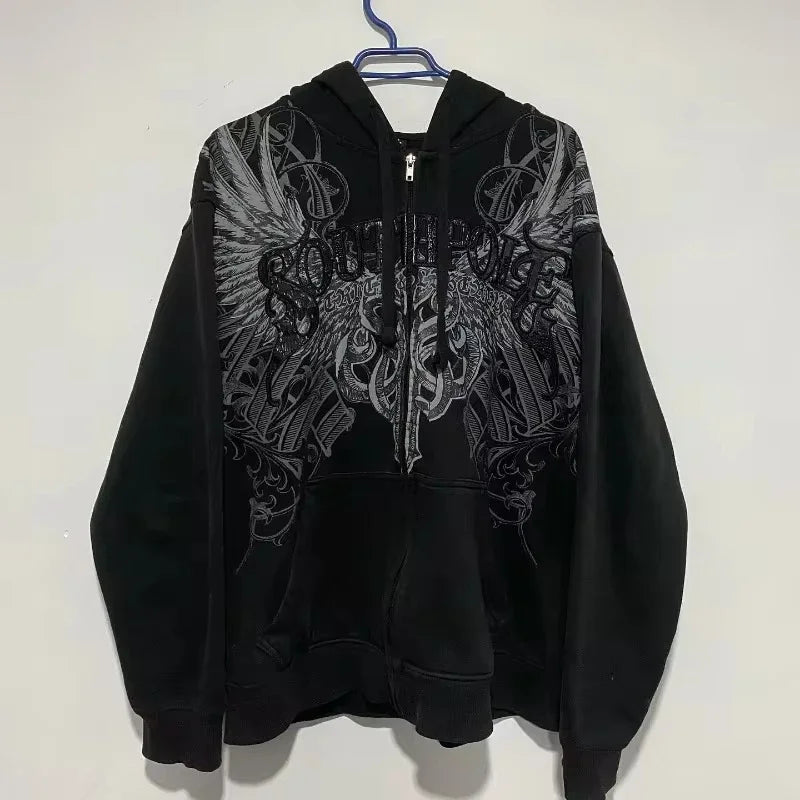 Bluza Hoodie Harajuku Gothic