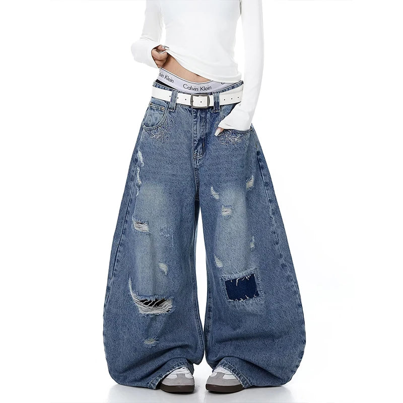 Spodnie Girl Baggy Hiphop