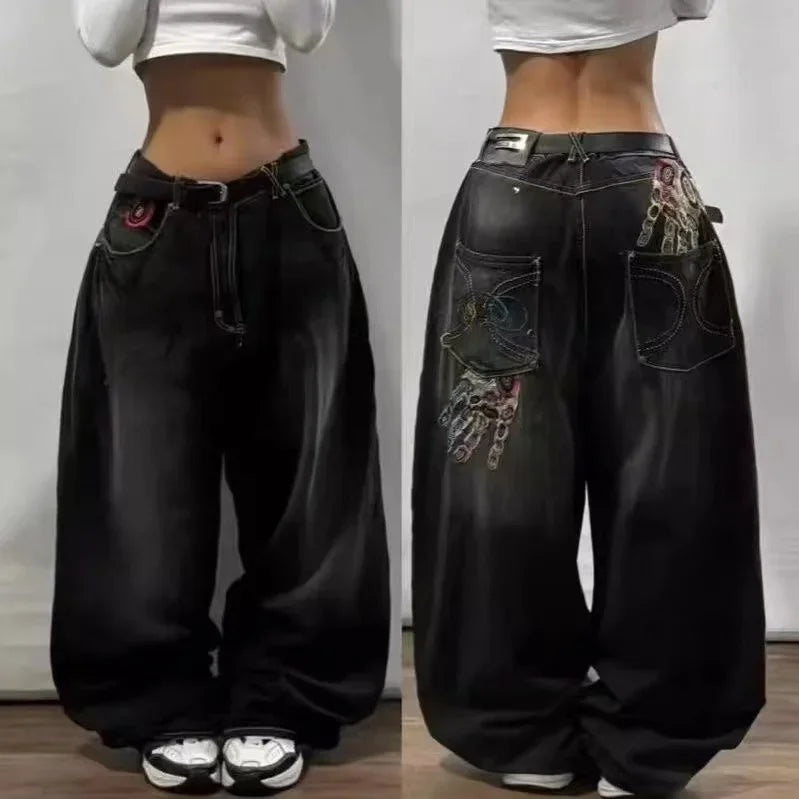 Spodnie Gothic Embroidery
