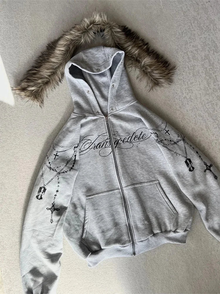 Bluza Winter Streetwear Women's Gothic