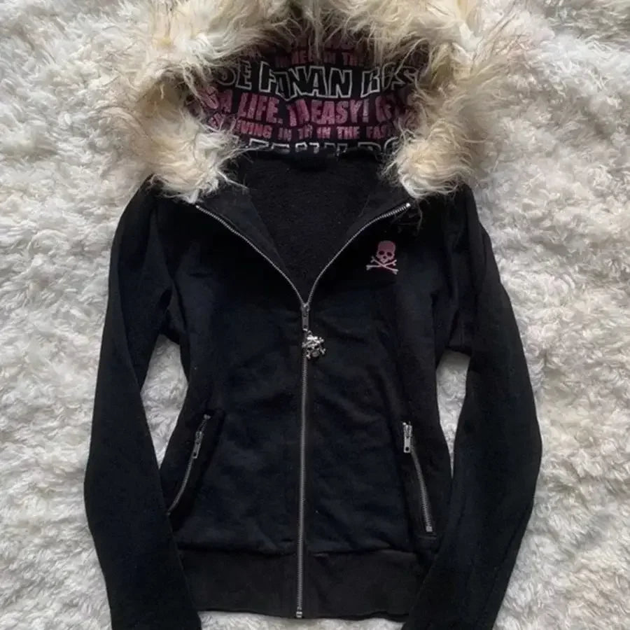 Bluza dla Kobiet z futrem Y2K