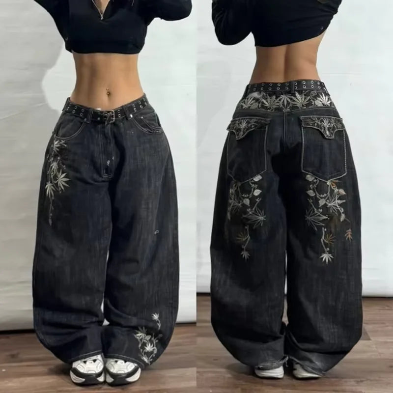 Spodnie Y2K Black Washed