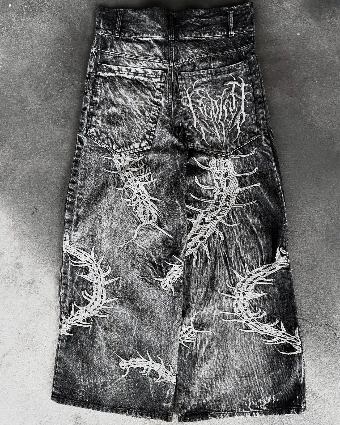 Spodnie Gothic Embroidery