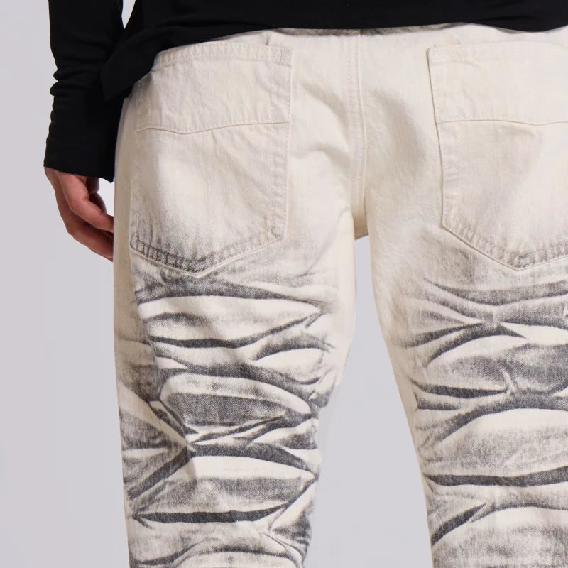 Jeans with effect