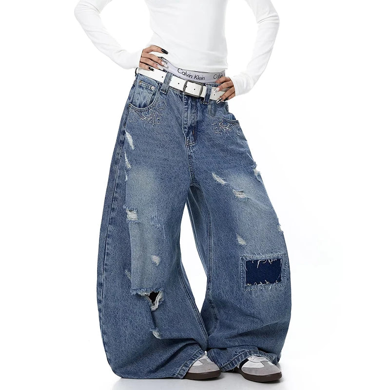 Spodnie Girl Baggy Hiphop