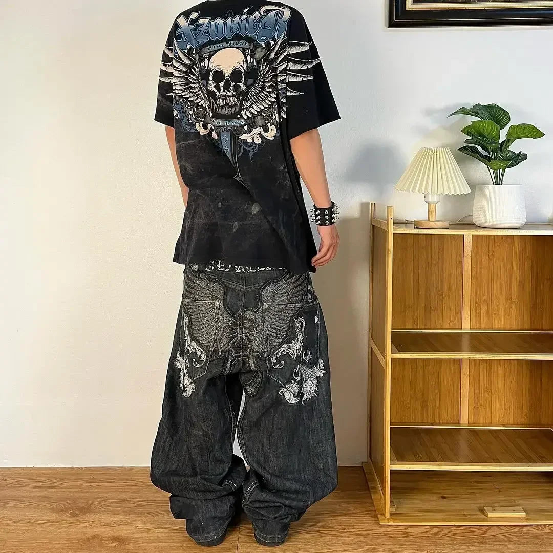 Spodnie Gothic Embroidery