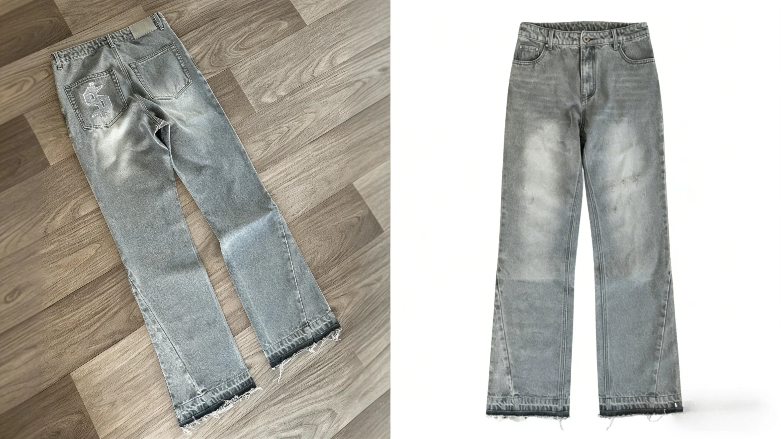 Spodnie Y2K Black Washed