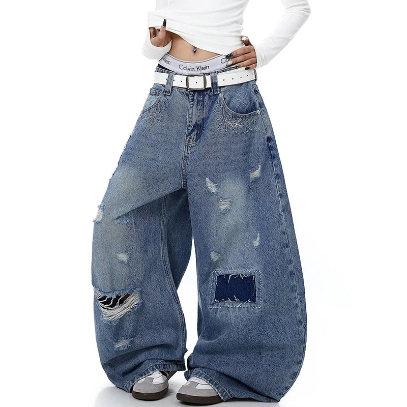 Spodnie Girl Baggy Hiphop