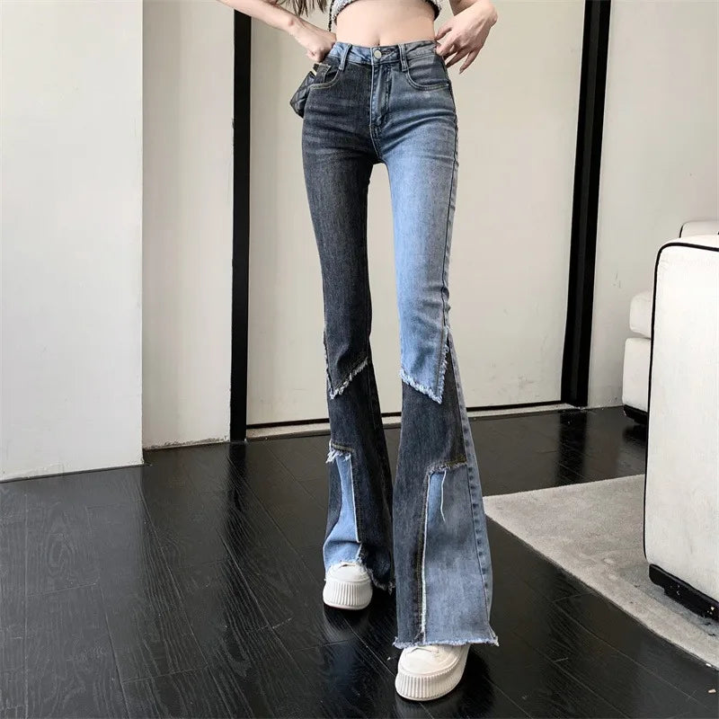 Spodnie Slim Fit Women's Long Pants Bell