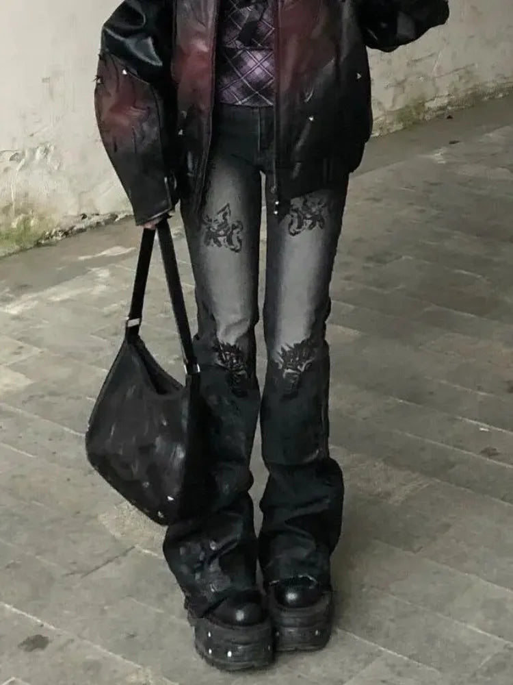 Spodnie Vintage Flora Jeans Women